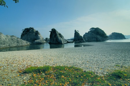 Jodogahama Beachの写真素材