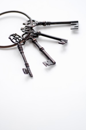 Antique bunch of keys of