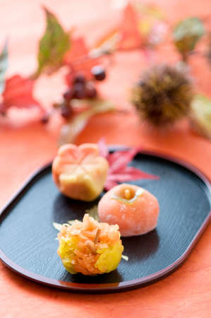 Fall of sweetsの写真素材