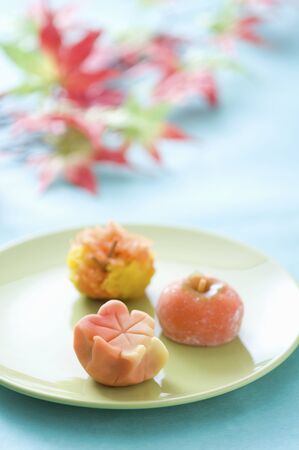 Fall of sweetsの写真素材