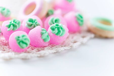 Colorful candyの写真素材