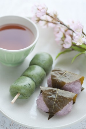 Spring sweetsの写真素材