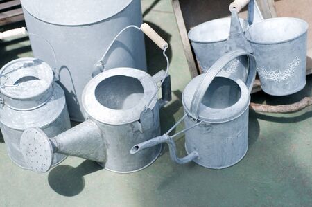 Tin wateringの写真素材