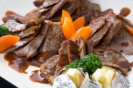 Roast beefの写真素材