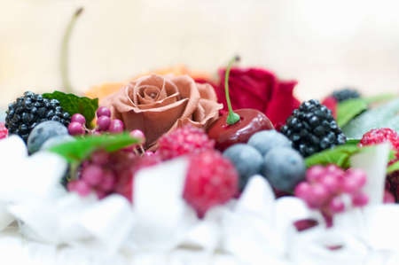 Flower cakeの写真素材