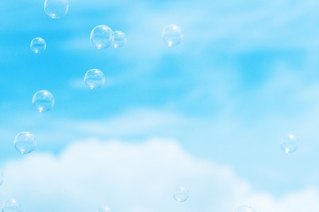 SOAP bubblesの写真素材