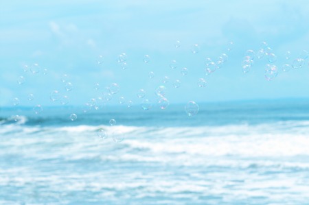 SOAP bubblesの写真素材