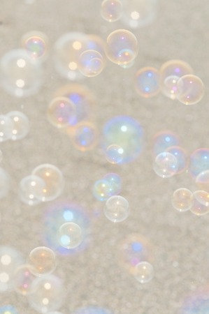 SOAP bubblesの写真素材