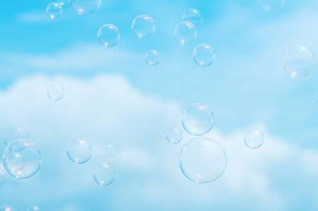 SOAP bubblesの写真素材