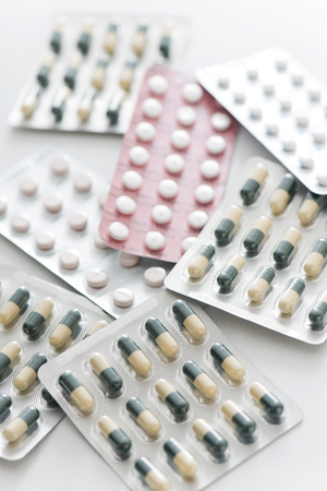 medicine capsulesの写真素材