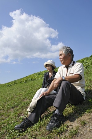 The old coupleの写真素材