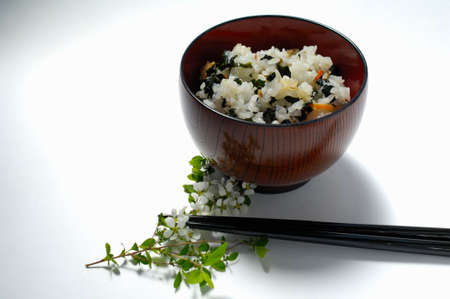 Seaweed riceの写真素材