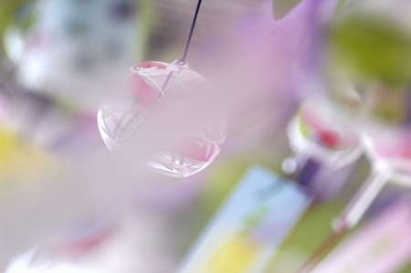 Wind chimesの写真素材