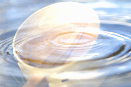 Ladle and waterの写真素材