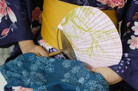 Japanese style fanの写真素材