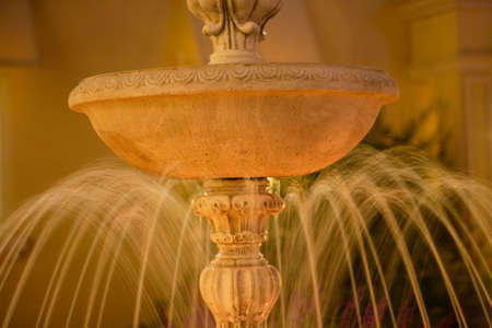 Night fountainの写真素材
