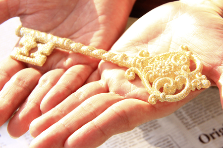 Key in handの写真素材