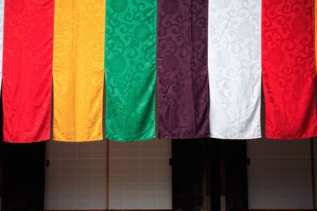 Decorative curtain of the temple