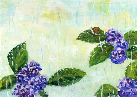 Rainy seasonの写真素材