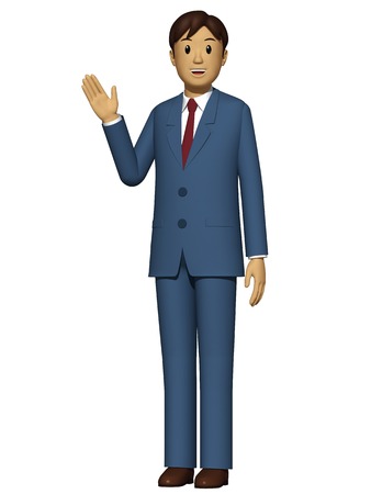 Guide to businessmanの写真素材