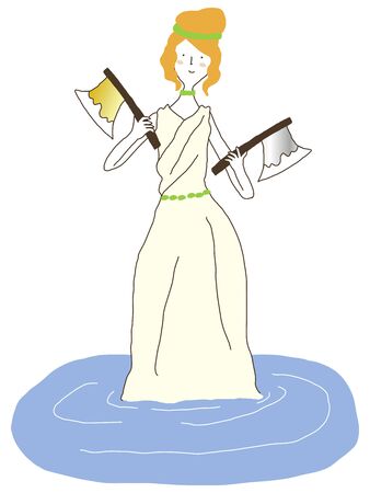 Ax of goldの写真素材