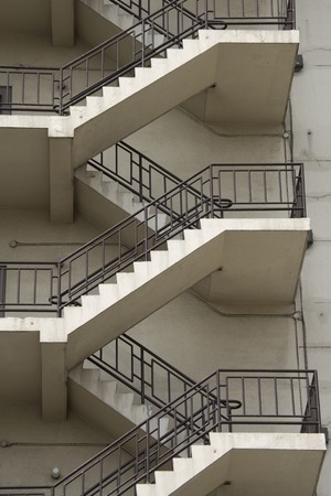 Emergency stairsの写真素材