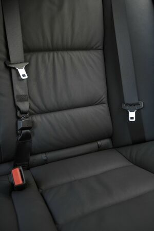 Seat belt of the carの写真素材