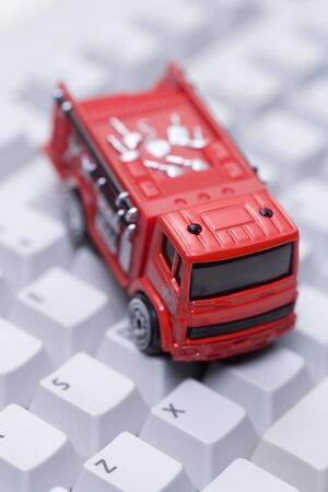 Fire fighting vehiclesの写真素材