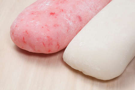 With a pestle poundingの写真素材