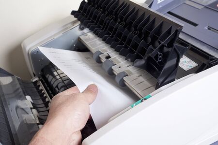 A paper jam