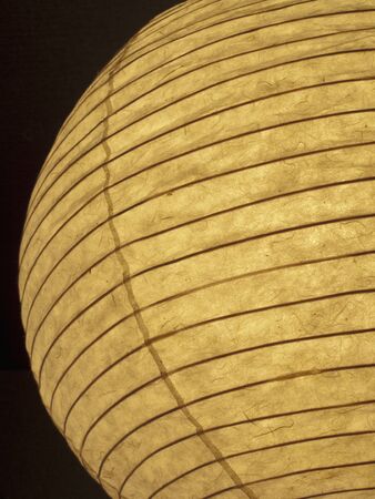 Lighting of Japanese paperの写真素材