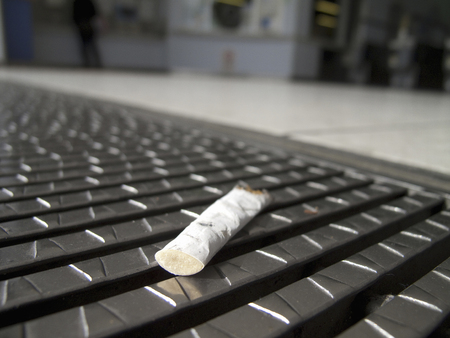 Cigarette litterの写真素材