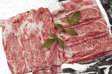 Sukiyaki beefの写真素材