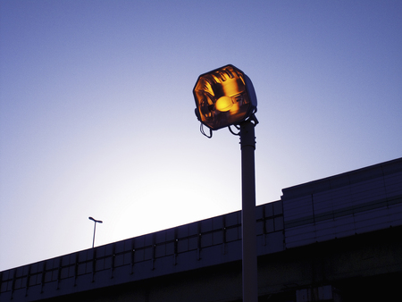 Lighting of dawnの写真素材