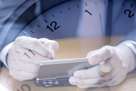 Business image compositingの写真素材