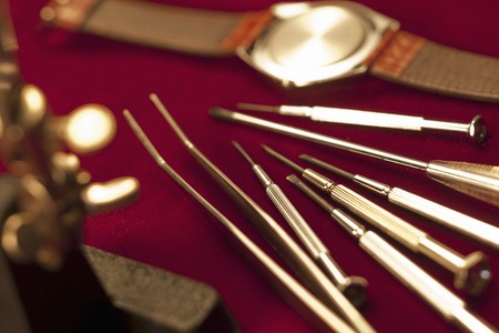 Repair of watchesの写真素材