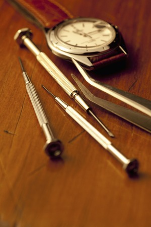 Repair of watchesの写真素材