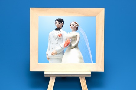 Bridal photo frameの写真素材