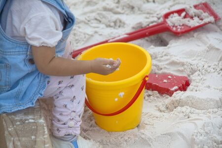 Sand playの写真素材