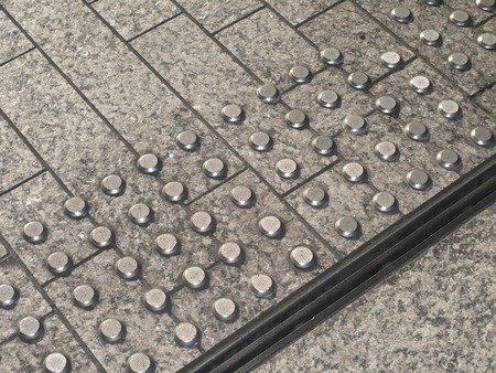 Tactile floor blocksの写真素材