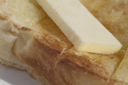 Butter toastの写真素材