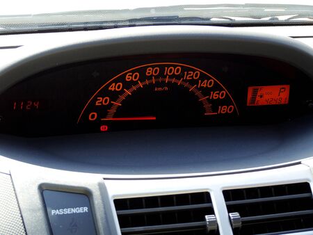Speedometer of the passenger car