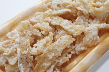 Tossed fried squidの写真素材