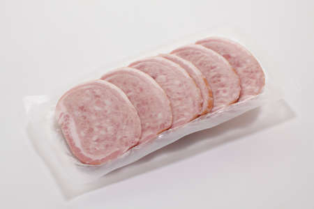 Coarse ground ham steak