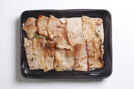 Pork lunchの写真素材