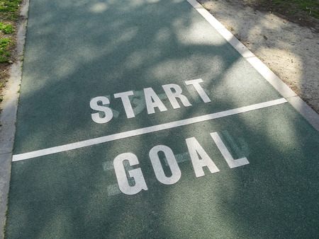 Jogging course of the parkの写真素材