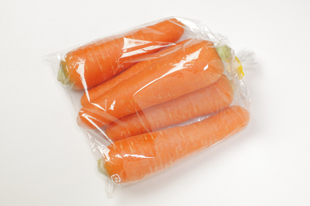Five carrotsの写真素材