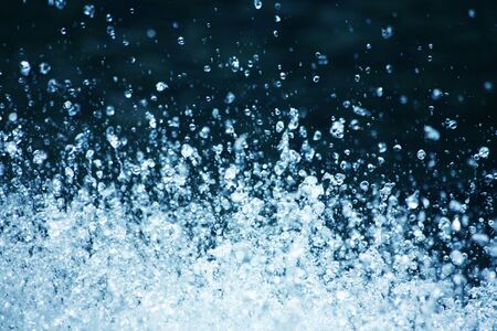 Splashing water