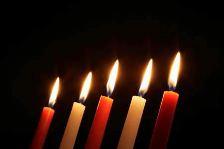 Candle fireの写真素材