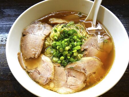 BBQ pork noodleの写真素材